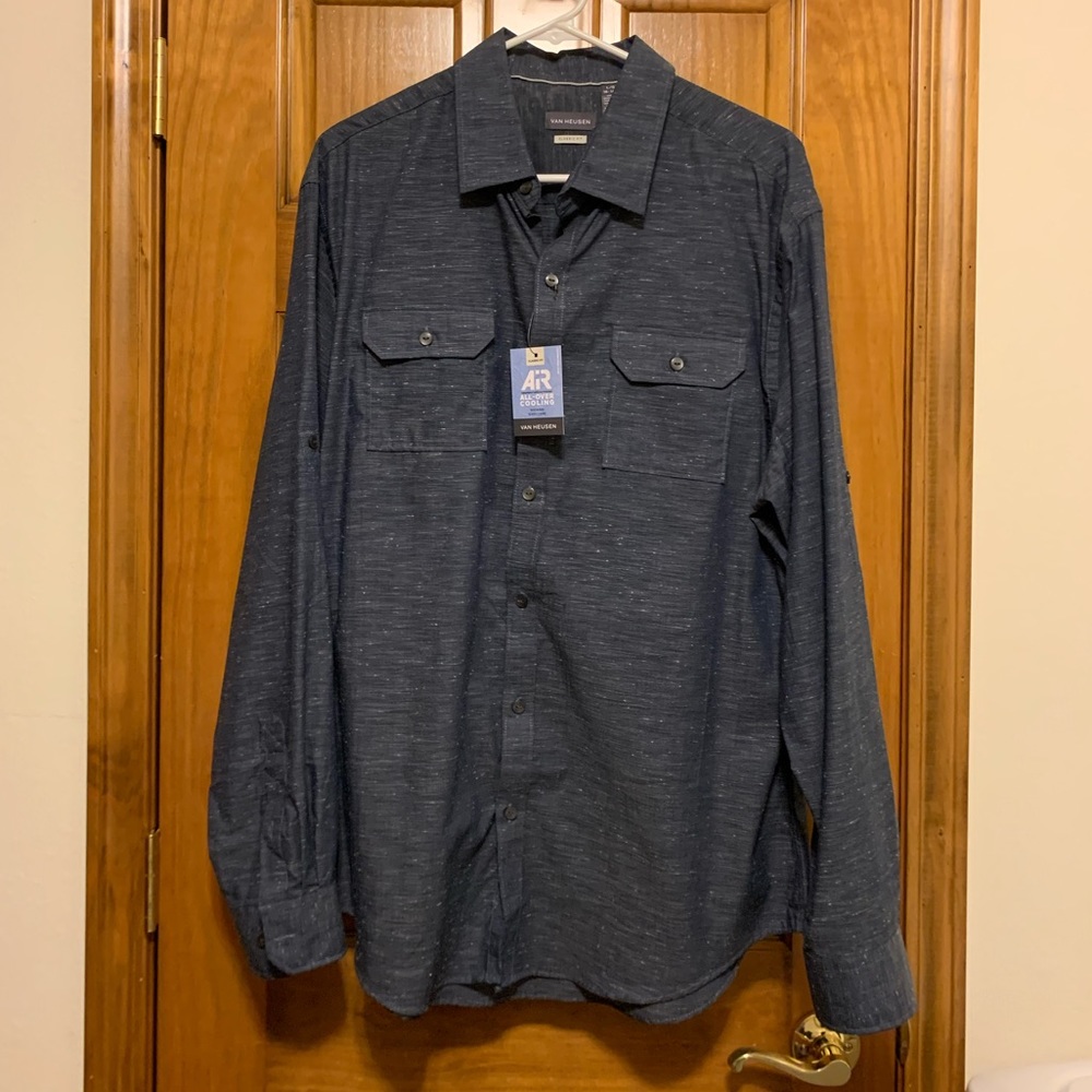 Men’s Van Heusen Long Sleeve Button Down